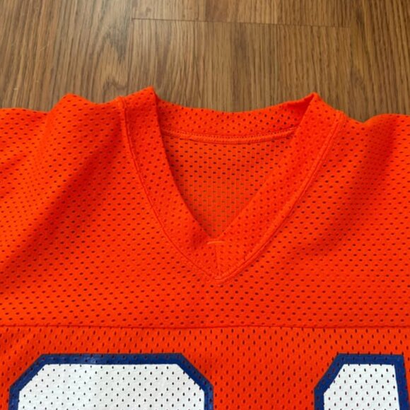 Denver Broncos Steve Watson #81 NFL FOOTBALL VINTAGE SAND KNIT Sz Medium Jersey! - Picture 6 of 9